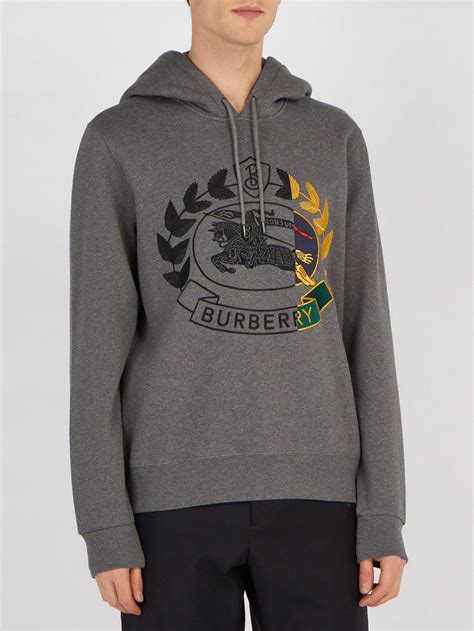 burberry hoedje|burberry embroidered knight hoodie.